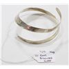 Image 1 : 925 SILVER COILED BRACELET CUFF 26G