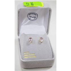 10 KT GOLD EARRINGS WITH AMETHYSTS