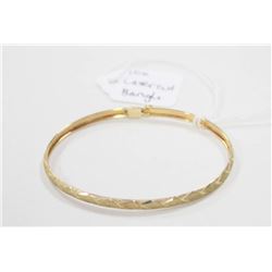 10 KT GOLD BANGLE BRACELET