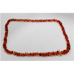 AMBER NECKLACE, RAW POLISHED