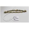 Image 1 : 14 KT GOLD BRACELET WITH DIAMONDS 8"