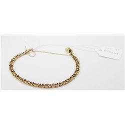 10 KT GOLD LINK BRACELET 7”