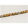 Image 2 : 10 KT TRI GOLD LINK BRACELET 7”
