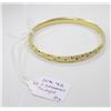 Image 1 : 10 KT GOLD AND ENAMEL BRACELET