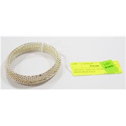 TIFFANY AND CO. STERLING SILVER MESH BRACELET