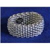 Image 2 : TIFFANY AND CO. STERLING SILVER MESH BRACELET
