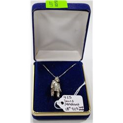 INUIT MADE 925 STERLING SILVER CHAIN AND PENDANT