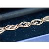 Image 2 : 10 KT GOLD OPEN WORK BRACELET 7”