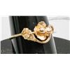 Image 1 : 18 KT GOLD FLORAL RING