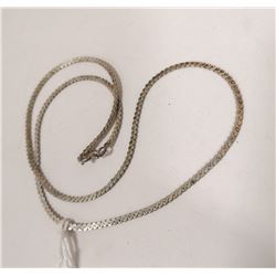SILVER CHAIN NECKLACE 18"