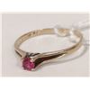 Image 1 : 10K RUBY AND DIAMOND RING SIZE 7