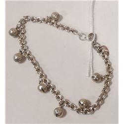 925 SILVER 8” BELL BRACELET