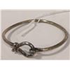 Image 1 : STERLING SILVER BUCKLE BANGLE 16G