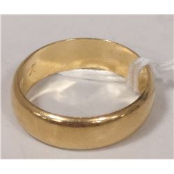 ANTIQUE 22K GOLD WEDDING BAND DATED 1917