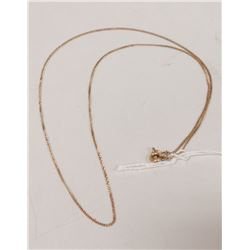 14 KT GOLD CURB CHAIN 17”