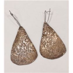 STERLING SILVER VINTAGE DROP EARRINGS 8G