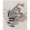 Image 1 : STERLING SILVER FROG RING