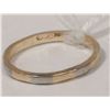 Image 1 : 14KT 18KT TWO TONE RING SIZE 5.25