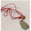 Image 1 : VINTAGE FIGURAL JADE NECKLACE