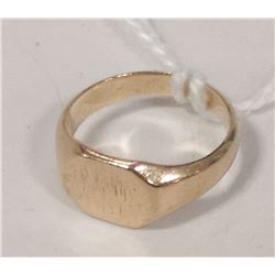 GOLD CHILDS SIGNET RING