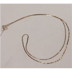 10 KT GOLD 18” NECKLACE
