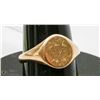 Image 1 : 18 KT GOLD SIGNET RING SIZE 7.5 6G
