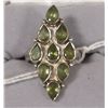 Image 1 : STERLING SILVER RING WITH PERIDOT