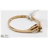Image 2 : 10K GOLD RING WITH DIAMOND SIZE 7