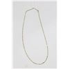 Image 1 : 14 KT GOLD SINGAPORE CHAIN 18”