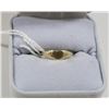 Image 1 : 14 KT GOLD HEART RING SIZE 3.25