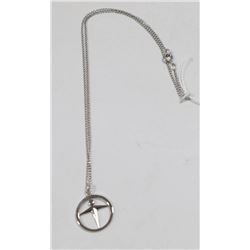 TIFFANY STERLING SILVER NECKLACE 18"