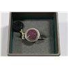 Image 1 : EFFY 18 KT / SILVER RING WITH 1.16 TCW RUBY