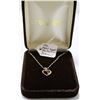 Image 1 : 10K GOLD AND DIAMOND HEART PENDANT ON CHAIN