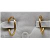 Image 1 : 10K GOLD HOOP EARRINGS