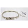 Image 1 : 925 STERLING BUCKLE BANGLE BRACELET ADJUSTABLE