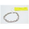 Image 1 : STERLING SILVER LINK BRACELET 7.5”