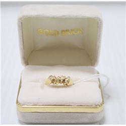 10 KT GOLD ORNATE RING