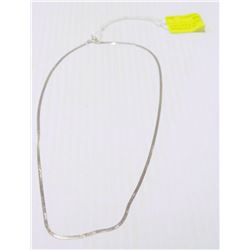 14 KT GOLD HERRINGBONE NECKLACE 18"