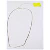 Image 1 : 14 KT GOLD HERRINGBONE NECKLACE 18"
