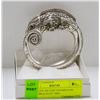 Image 1 : STERLING SILVER CHAMELEON CUFF BRACELET 104G