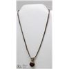 Image 1 : EFFY 18 KT / SILVER NECKLACE WITH 1.05 TCW RUBIES