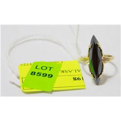 GOLD RING WITH ALASKAN DIAMOND