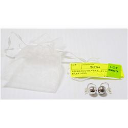 STERLING SILVER BALL DROP EARRINGS