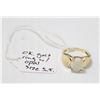 Image 1 : 10K GOLD RING WITH OPAL CENTRE STONE SIZE 5.5