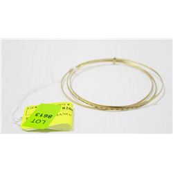 8 KT GOLD BANGLE SET