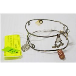 925 SILVER DOUBLE LAYER CUFF BRACELET