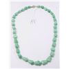 Image 1 : TURQUOISE NECKLACE WITH STERLING SILVER CLASP