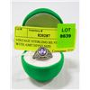 Image 1 : VINTAGE STERLING SILVER RING WITH AMETHYST SIZE