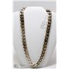 Image 1 : STERLING SILVER LINK NECKLACE 21” 112 G