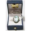 Image 1 : 925 SILVER RING WITH ABALONE SHELL INLAY